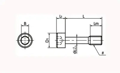 SSC-1/4-20-5/8 NBK Socket Head Cap Captive Screws (Inch Screws) Made in Japan