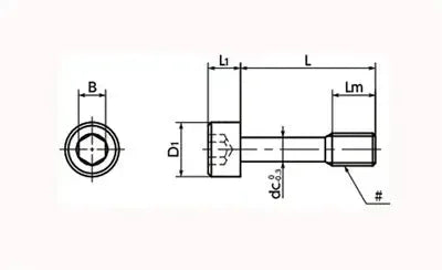 SSC-4-40-3/8 NBK Socket Head Cap Captive Screws (Inch Screws) Made in Japan