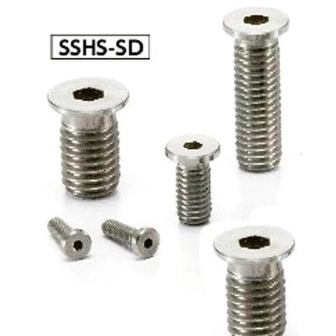 SSHS-M2-6-SD NBK Length Socket Head Cap Screws - Extreme Low & Small Head.Pack of 10-Made in Japan