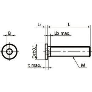 SSHS-M2-6-SD NBK Length Socket Head Cap Screws - Extreme Low & Small Head.Pack of 10-Made in Japan
