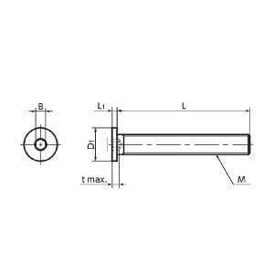 SSHS-M3-16-FT NBK Socket Head Cap Screws - Special Low Profile - Full Thread-Made in Japan Pack of One
