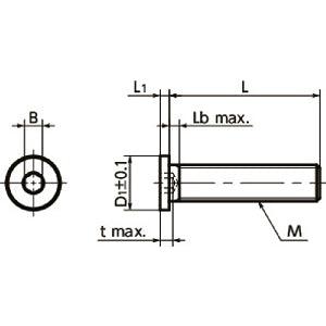 SSHS-M8-25-SD NBK Length Socket Head Cap Screws with Extreme Low & Small Head.Pack of 10-Made in Japan - VXB Ball Bearings