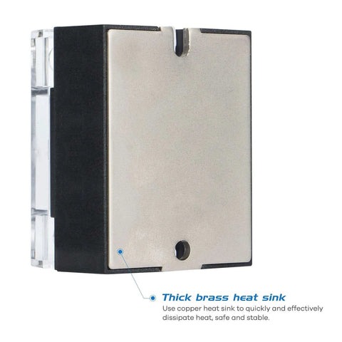 Solid State Relay SSR 40DA DC to AC Input 3 to 32 V DC Output 24 to 480 V AC 40 Amp Single Phase with plastic cover side view