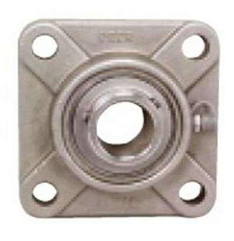 SSUCF-201-12mm Stainless Steel Flange Unit 4 Bolt 12mm Bore Mounted Bearings - VXB Ball Bearings