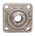 SSUCF201-8 Stainless Steel Flange 4 Bolt 1/2" Bore Mounted Bearings - VXB Ball Bearings