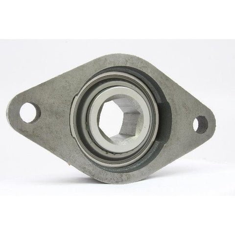 SSUCFT206-18 Stainless Steel Flange Unit 2 Bolt 1 1/8 Bore Mounted Bearings - VXB Ball Bearings