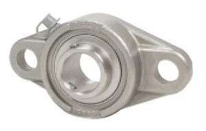 SSUCFT206-18 Stainless Steel Flange Unit 2 Bolt 1 1/8 Bore Mounted Bearings - VXB Ball Bearings