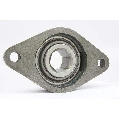 SSUCFT206-19 Stainless Steel Flange 2 Bolt 1 3/16 Mounted Bearings - VXB Ball Bearings