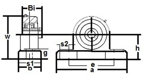 SSUCP202-10 Pillow Block 5/8 Bore Set Screw Locking Mounted Bearings - VXB Ball Bearings