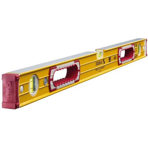 Stabila 32-Inch Builder's Level features a heavy-duty single-frame design, precision accuracy certification, and German engineering