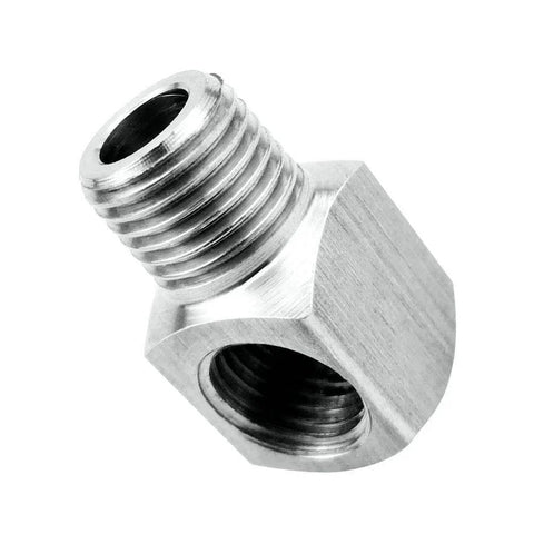 Stainless Steel Cast Pipe Fittings 90 Degree Street Elbow One Quarter Inch NPT Male By One Quarter Inch NPT Female for air, water, fuel lines