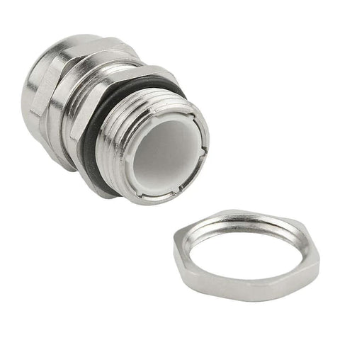 5 Pack Stainless Steel Cable Gland Fixing Heads for 5mm to 10mm Cables, M18 Fittings, Waterproof and Corrosion Resistant