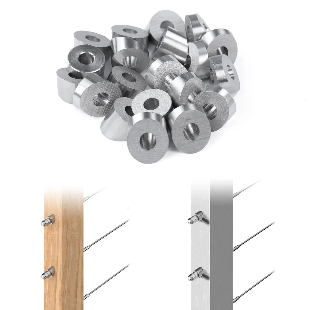 Cable Railing Washers 316 Stainless Cable Railing Angle Washers 20-Pcs 🍁 &nd...