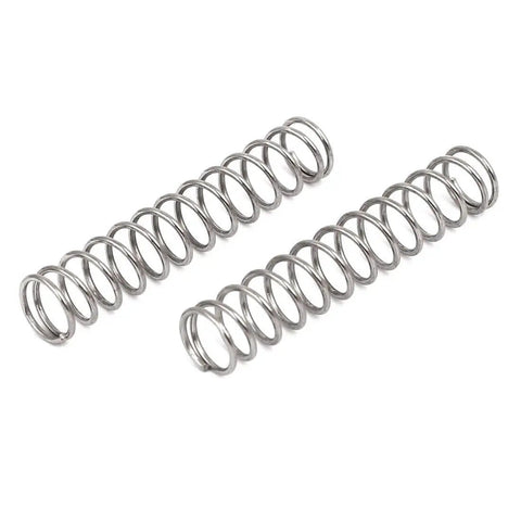Sturdy 304 Stainless Steel Compression Spring 8mm Outer Diameter, 0.8mm Wire, 40mm Free Length, Silver Tone, Pack of 10
