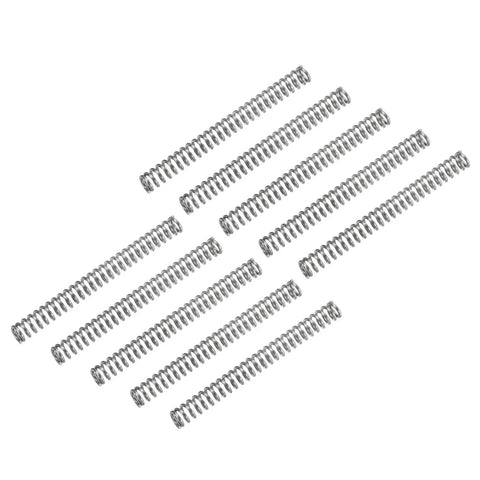 10 Pack Stainless Steel Compression Springs, 5mm Outer Diameter, 0.8mm Wire, 50mm Length, 304 Grade, Ideal For DIY Projects, Home Repair