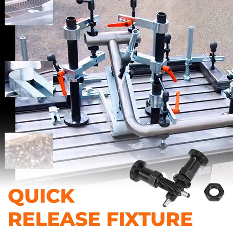 Push Fit Ball Nose Spring Knob Indexing Plunger With M6 Thread Retractable Pull Pin in industrial fixture setup