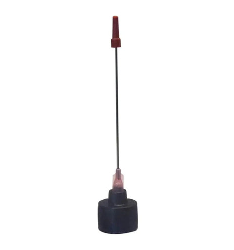 Five Pack Of Medical Grade 1 Oz Boston Round Bottles With Extra Long 2 Inch Stainless Needle Applicator For Gun Oils