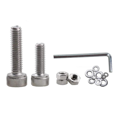 850 Piece Stainless Steel Nuts and Bolts Set M2 M3 M4 Hex Machine Screws Assortment Kit With Wrench, corrosion-resistant hardware
