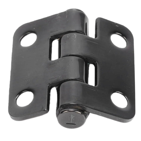 AKLOSIPY stainless steel butt hinge, front view, 316 marine grade, 38mm x 38mm, black finish for boat hatch/windows