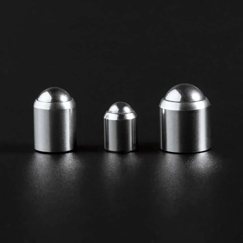 5mm x 6mm ball plungers spring loaded detent screws, 30 piece set with 20N force, 304 stainless steel body, smooth ball action