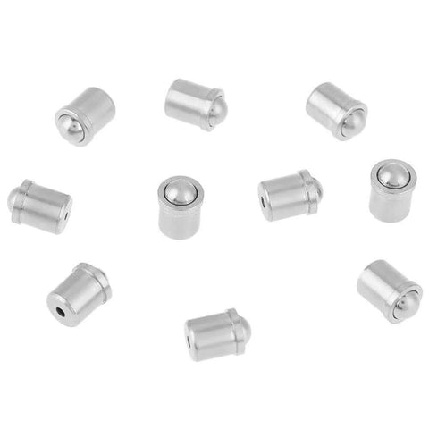 Ball plunger 5mm x 6mm push fit spring plunger made from 304 stainless steel, 10 piece set for precision positioning in mechanical devices