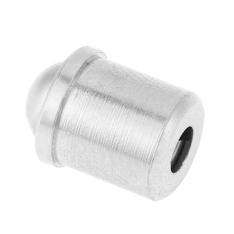 Close-up of 10pcs Stainless Steel Ball Plunger Set, Spring Loaded Detent Ball Inserts, showcasing one M6 Tool Kit Accessory for indexing.