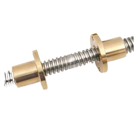 ✝️ Screw stainless steel ball screw kuaoxk t8 lead screw right-left length 200mm-600mm OD 8mm pitch 2mm close-up view