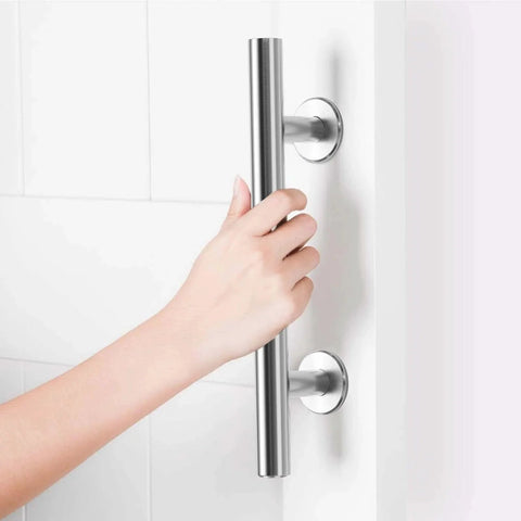 Hand gripping 12 Inch Barn Door Handles Sliding Barn Door Pull Handle Stainless Steel Heavy Duty Large Rustic Two Side Design