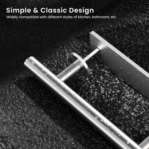12 Inch Barn Door Handles Sliding Barn Door Pull Handle Stainless Steel Heavy Duty Large Rustic Two Side Design close-up