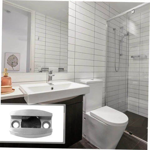 Stainless steel bathroom door stopper silences drafts, reduces noise, and keeps doors secure with easy under door installation, adjustable locator, and durable, low-profile design for a quiet, comfortable home.