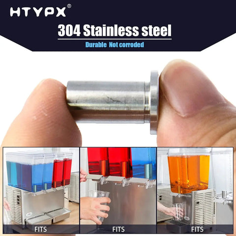 Close-up of Stainless Steel Bearing Sleeve 3220 For Beverage Equipment, shown in hand, fits Bubbler Models D15 D25 4 D35 4 E27 E29 E47 E49.