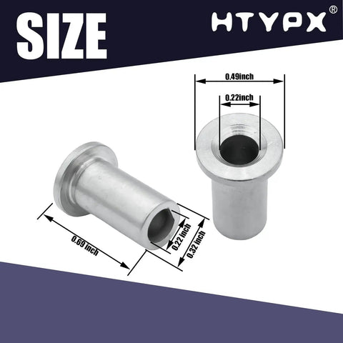 Stainless Steel Bearing Sleeve 3220 for beverage equipment, sizes displayed, fits bubblers D15 D25 4 D35 4 E27 E29 E47 E49