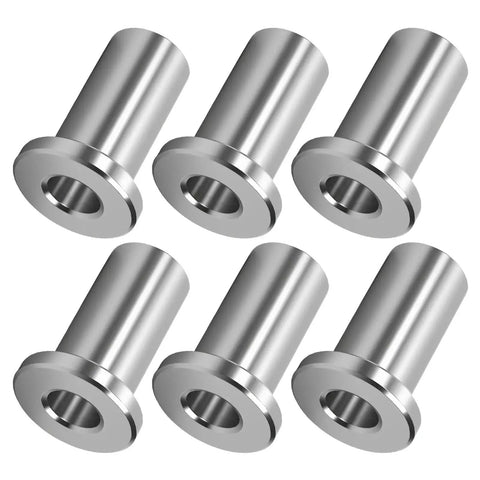Six Pack 3220 Bearing Sleeves For Grindmaster Crathco Beverage Dispensers stainless steel impeller bushings