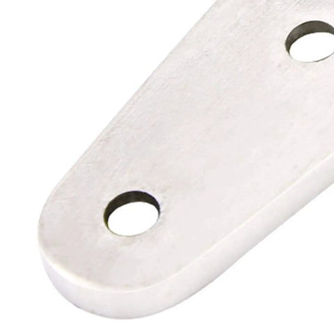 Xiuganpo 316 stainless steel boat hatch hinge plate, mirror-polished, with two screw holes