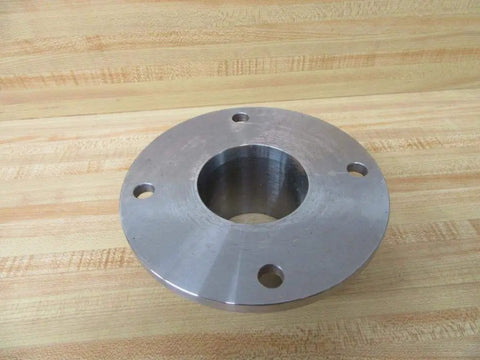 Front view of Beefy Industrial Grade Stainless Steel Bushing Holder For Heavy Duty Machinery with ID 2.75 in and OD 7 in.