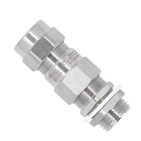 Stainless Steel Cable Gland G1 2 Thread Explosion Proof Sealing Connector For Outdoor Wiring And Cable Projects IP66 Waterproof