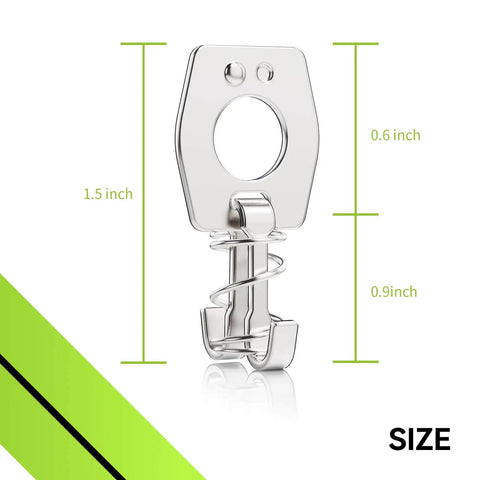 Replace a broken water heater door latch quickly with a lightweight, durable stainless steel cam lock fastener, dimensions shown.