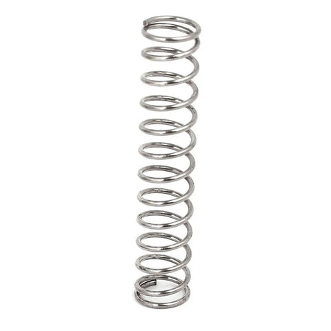 Sturdy 304 Stainless Steel Compression Spring 8mm Outer Diameter, 0.8mm Wire, 40mm Free Length, Silver Tone, Pack of 10 for DIY Projects.