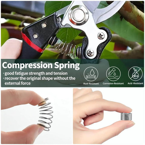 All In One Stainless Steel Small Springs Kit With 115 Pieces Includes 45 90 120 Degree Torsion Springs With 6 Lap And 70 Pieces Of Six Size Compression Springs For Home Do It Yourself And Shop Repairs Wire Diameters From 0.5 To 2.5 Mm 29 Sizes compression spring use