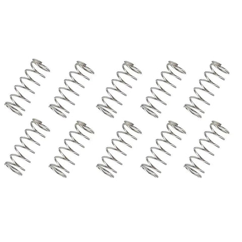 150 Pack Of Stainless Steel Compression Springs For Small Gadgets, 0.3mm Wire Diameter, 4mm Outer Diameter, 10mm Free Length, 304 Stainless Steel
