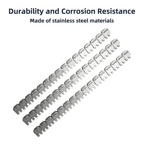 48 Inch Stainless Steel Conveyor Belt Fasteners Clips With 27 Point 5 Inch Hinge Pin For Industrial Conveyor Belt Staple Lacing