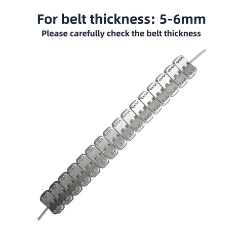 48 Inch Stainless Steel Conveyor Belt Fasteners Clips With 27 Point 5 Inch Hinge Pin For Industrial Conveyor Belt Staple Lacing