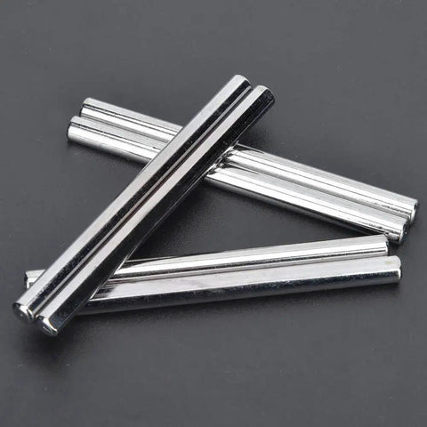 D Shaft Rods 303 and 304 Stainless Steel Accuracy Ground Axles for Robots, CNC Machines, and Automation, 6 Pieces