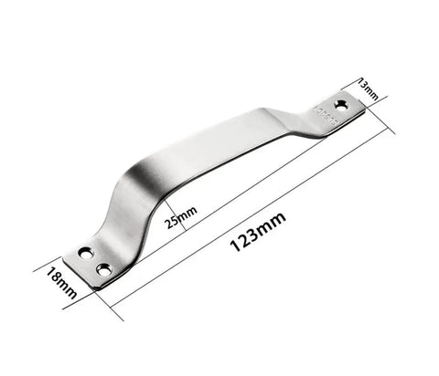 4 Pack 5 Inch Door Handle Pulls For Sliding Doors Closets And Cabinets Stainless Steel 304 Durable Corrosion Resistant Easy Grip
