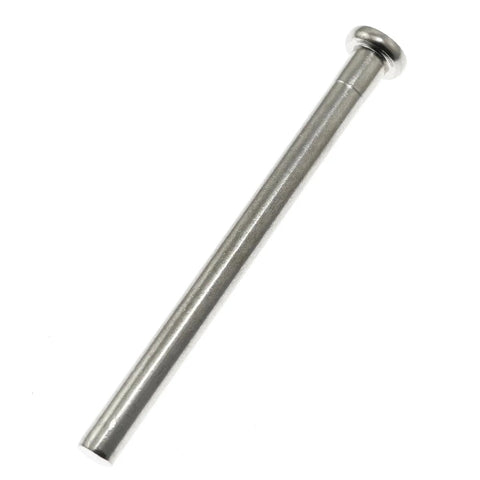 Single door hinge pin, part of Maxmoral 4 Pack Stainless Steel Door Hinge Pins 4 Inch Interior Door Replacement For Security Durable Silver Finish.