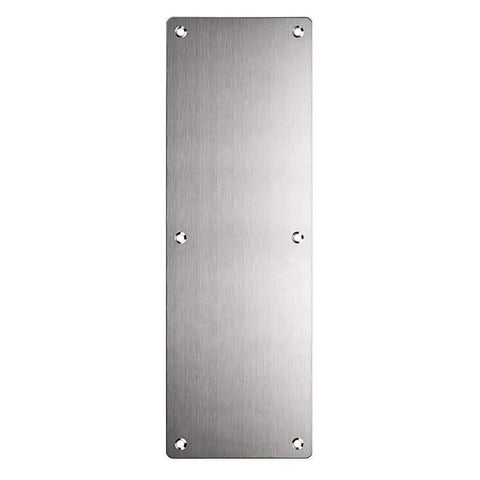 Two Pack 12 Inch Stainless Steel Door Handle Pull And Push Plate Built To Last Heavy Duty for Home Office Wooden Doors Brushed Finish