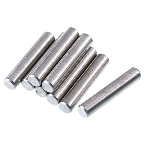 Stainless Steel Shelf Pins 5mm by 25mm 50 Piece Set Polished Nickel Dowel Pins For Fixing Component Position And Joining Parts In Cabinets