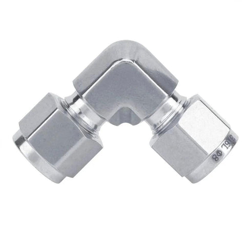 316 Stainless Steel Tube Pipe Connector with Quick Connection for Industrial Vintage Projects and Furniture Leak Proof 2 Way Fittings