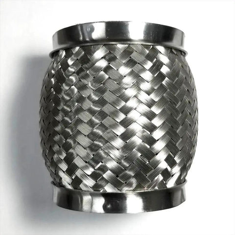 3 Inch Exhaust Flex Coupling With SS304 Interlock Liner For Exhaust Systems Durable Stainless Steel Bellows Joint