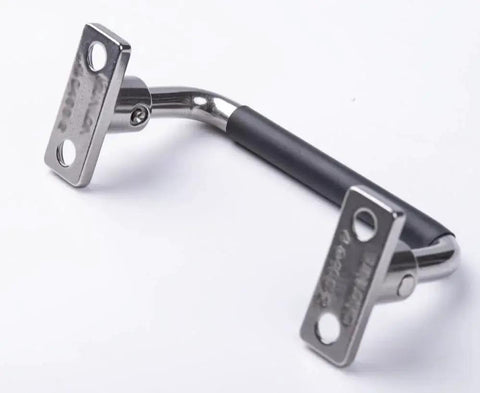 304 Stainless Steel Foldable Cabinet And Drawer Pull Handles With Rubber Grip 90 Degree Folding Four And A Half Inch Length